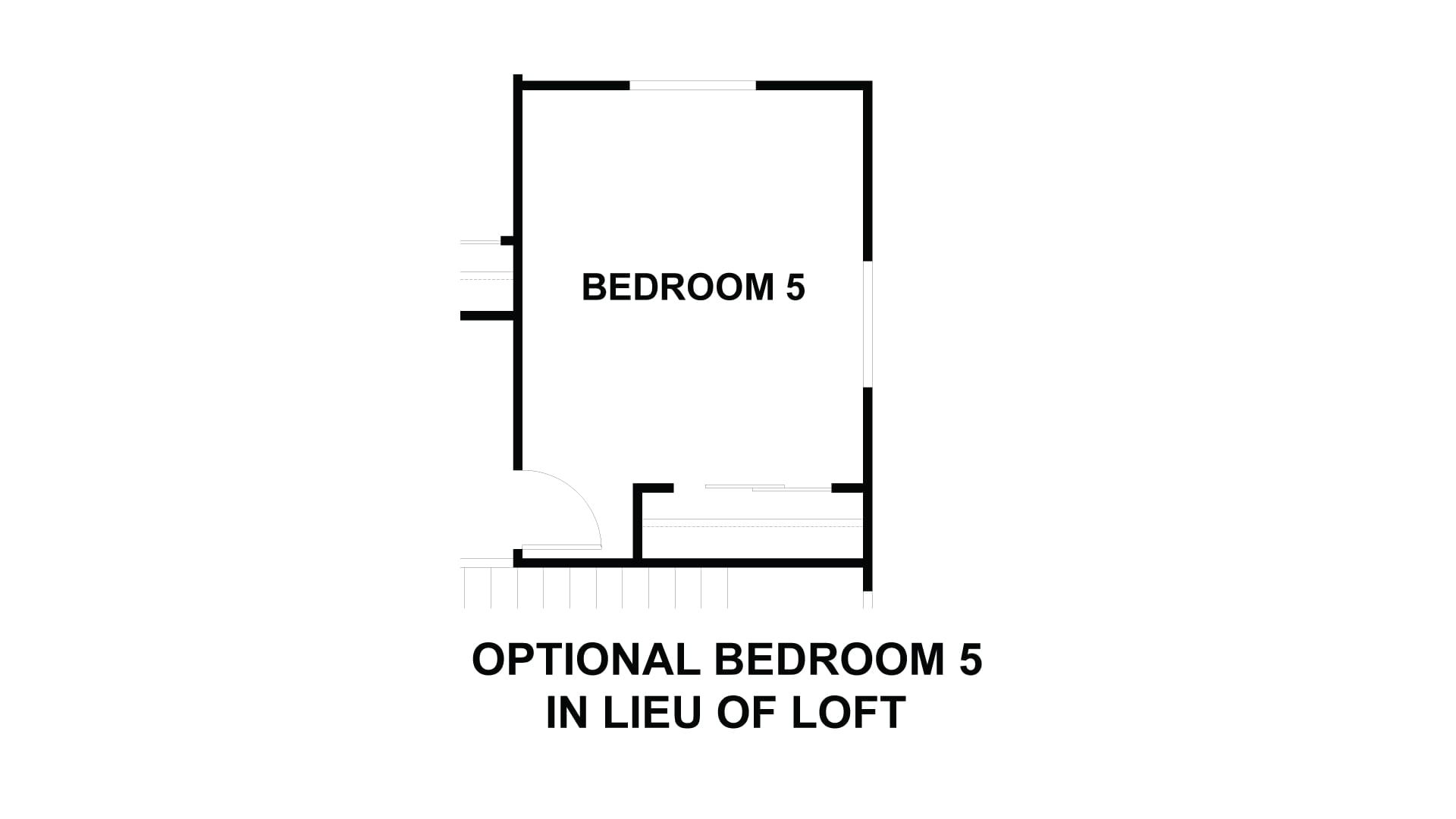 Optional Bedroom 5 in lieu of Loft. 2,169sf New Home in Costa Mesa, CA