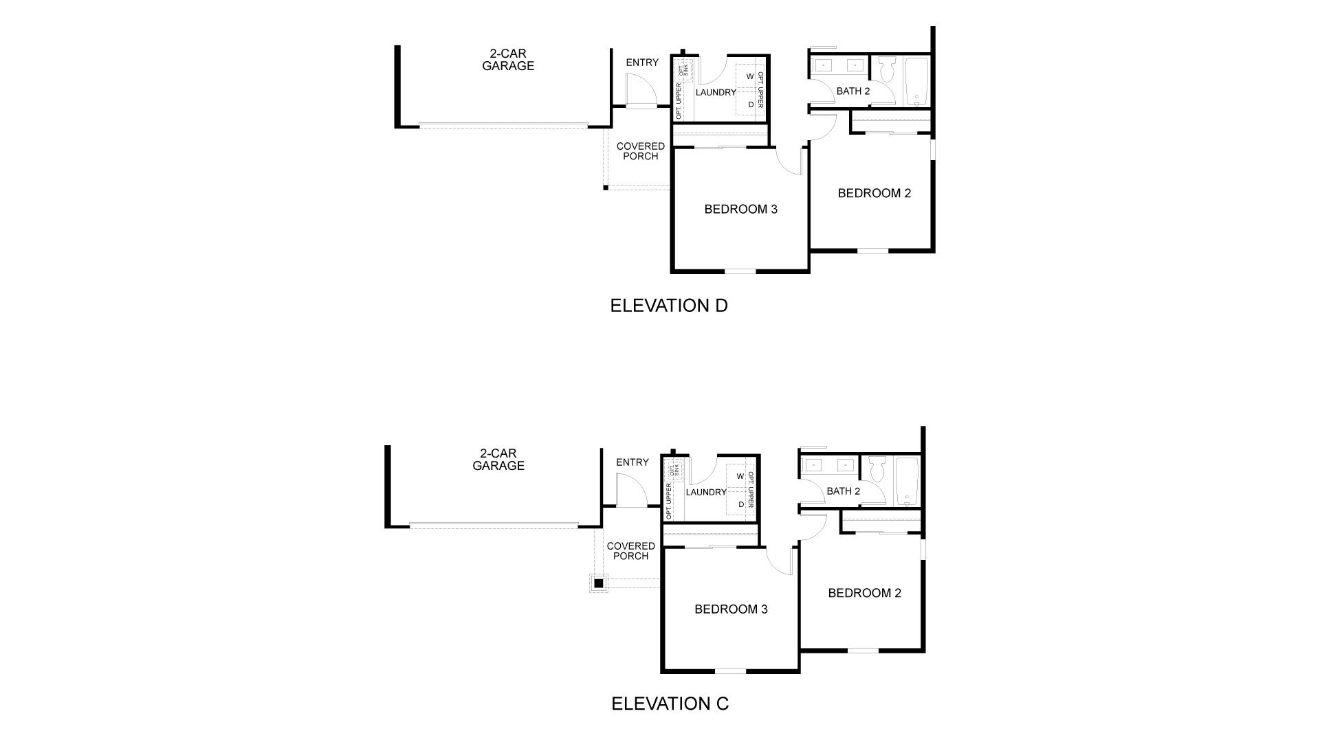 Residence 1 Elevation Changes. Brentwood, CA New Home