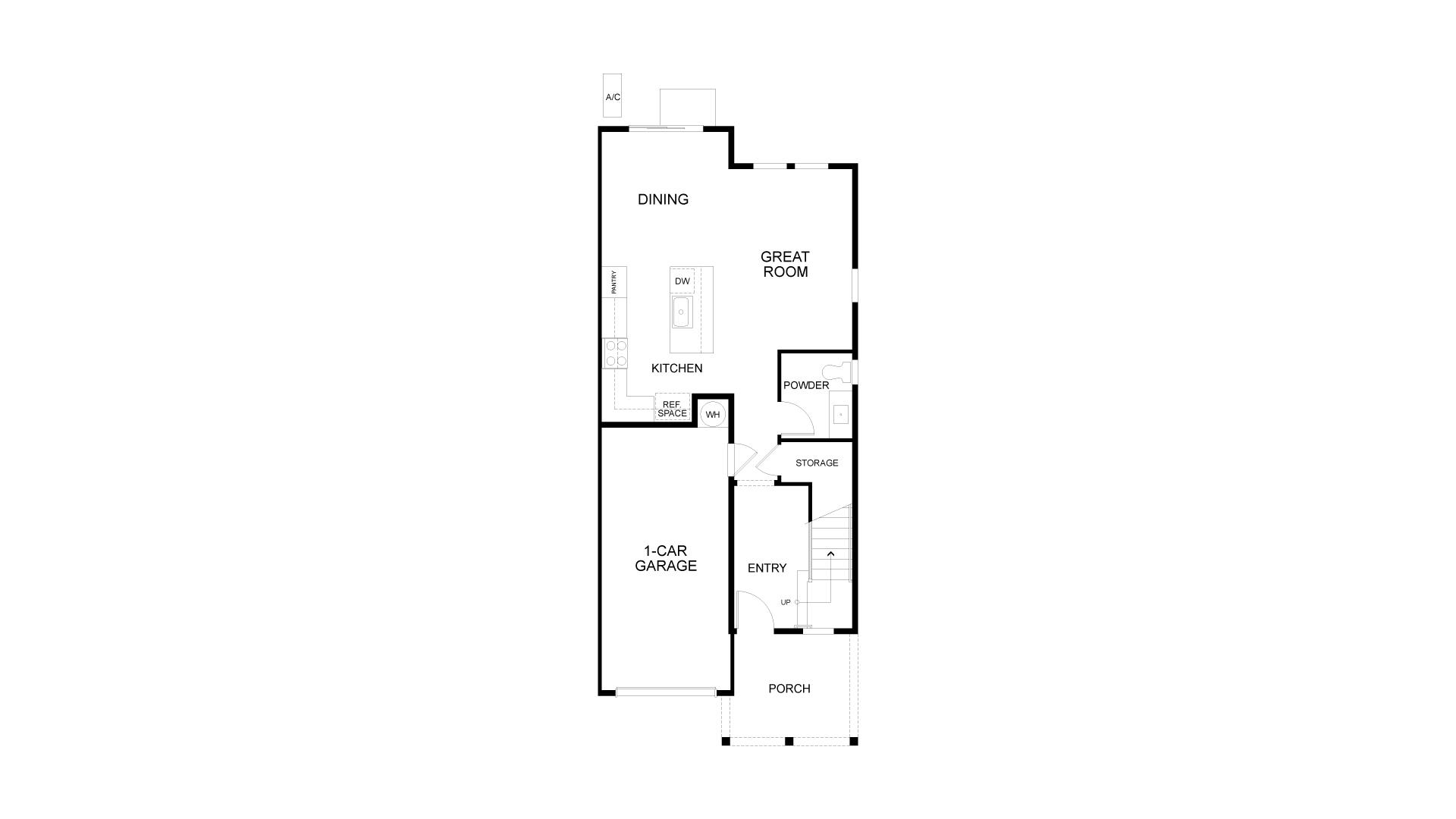 Residence 1 First Floor. New Home in Petaluma, CA