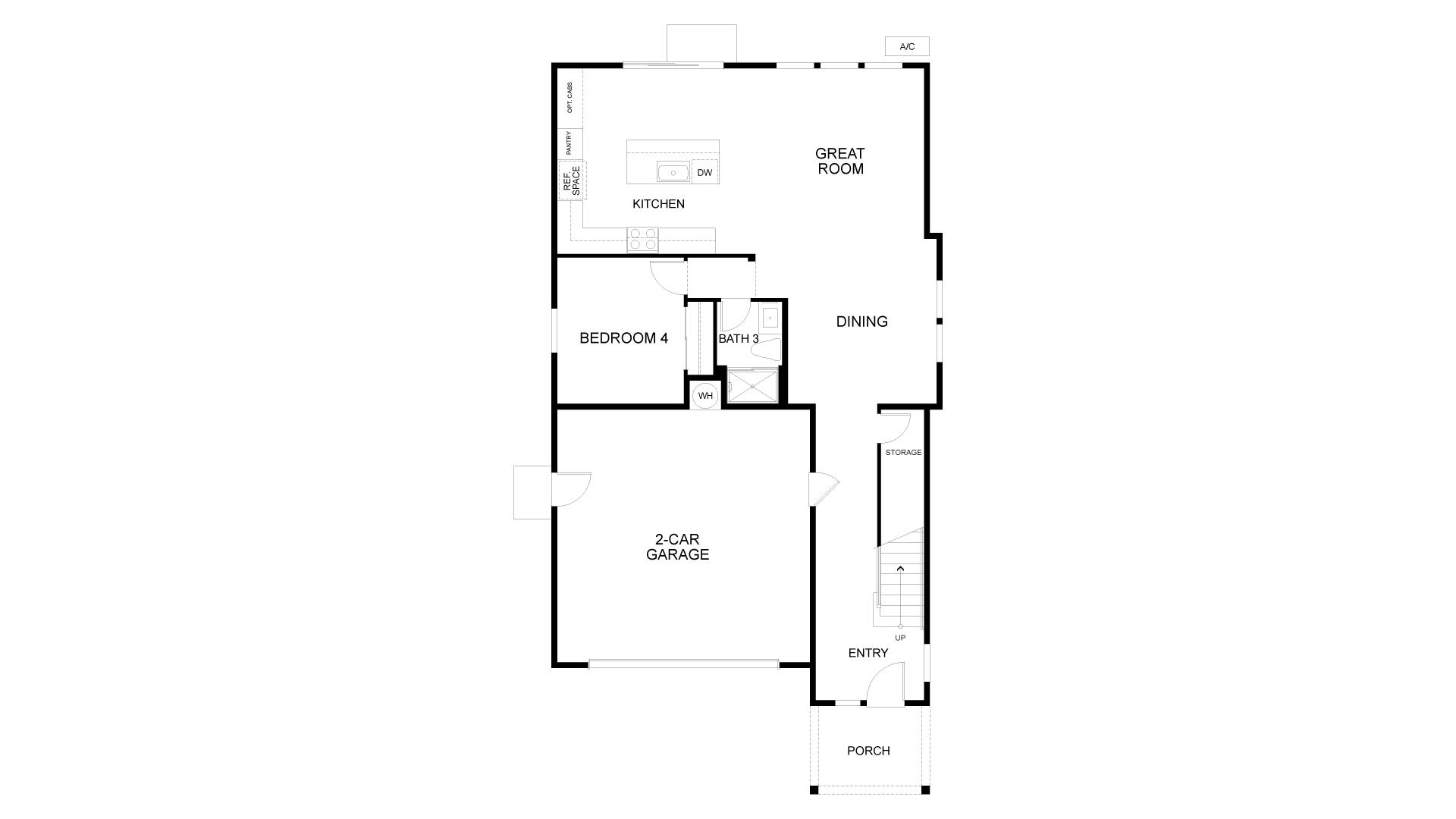 Residence 3 First Floor. 4br New Home in Petaluma, CA