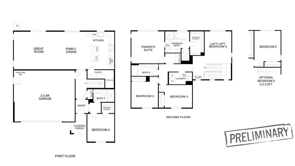 Residence 2 DeNova Homes Floorplan