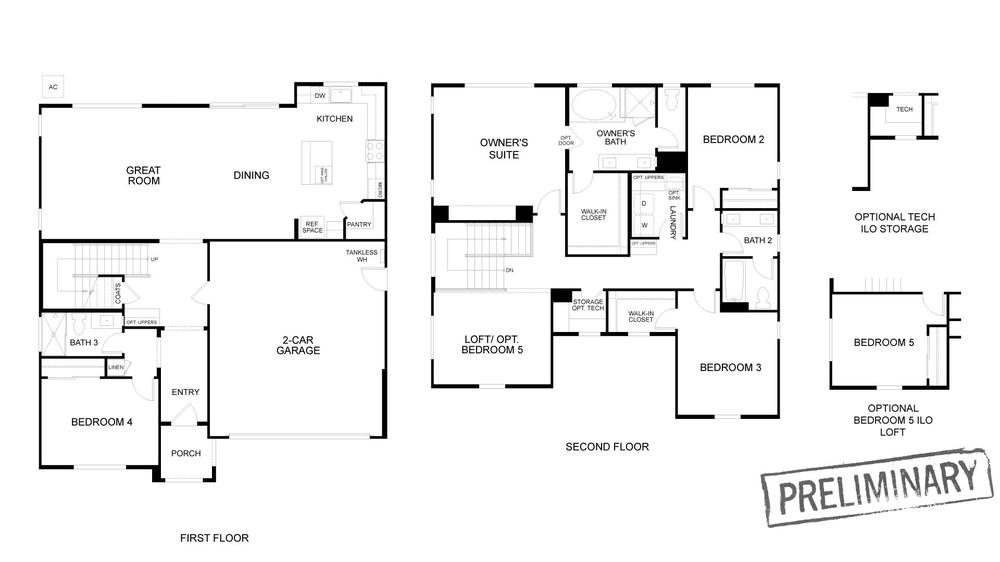 Residence 3 DeNova Homes Floorplan